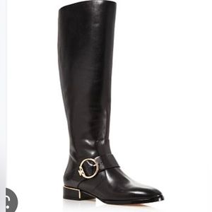 TORY BURCH - Sophia Riding Boots - Black - size 8